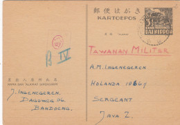 Nederlands-Indië Postcard 1943 Dai Nippon - Niederländisch-Indien