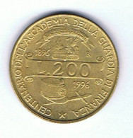 200 Lira Italien 1996 - 200 Lire