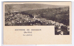 BAS-RHIN - Souvenir De DINSHEIM - Vue Générale - Edit. J. Christ - Barr