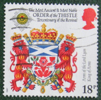 ORDER OF THE THISTLE ANNIVERSARY (Mi 1113) 1987 Used Gebruikt Oblitere ENGLAND GRANDE-BRETAGNE GB GREAT BRITAIN - Used Stamps