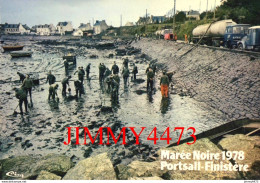 CPM - PORTSALL Finistère - Marée Noire 16 Mars 1978 ( Texte Au Dos ) Photo Claude Rives - Edit. COMBIER " CIM " - Catástrofes