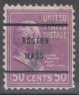 USA Precancel Vorausentwertungen Preo Bureau Massachusetts, Boston 831-61, Dated - Prematasellado