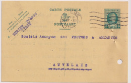 Briefkaart Carte Postale - Herzet Frères Liège à Auvelais - 1928 - Postkarten 1909-1934