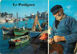 44 - Le Pouliguen - Multivues - Bateaux - Marin-Pecheur - Flamme Postale - CPM - Voir Scans Recto-Verso - Le Pouliguen