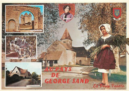 36 - Indre - Au Pays De George Sand - Multivues - La Petite Fadette - Blasons - Folklore - Carte Neuve - CPM - Voir Scan - Autres & Non Classés