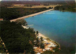 18 - Argent Sur Sauldre - Vue Aérienne Du Lac Du Puits Et Du Camping - Etat Léger Pli Visible - CPM - Voir Scans Recto-V - Argent-sur-Sauldre