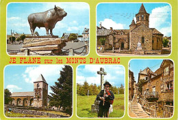 12 - Aveyron - Les Monts D'Aubrac - Multivues - Folklore - CPM - Voir Scans Recto-Verso - Autres & Non Classés