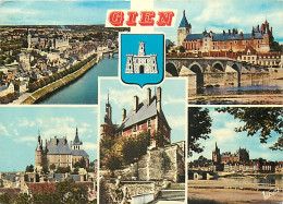 45 - Gien - Multivues - Blasons - CPM - Voir Scans Recto-Verso - Gien