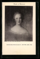 CPA Illustrateur Portrait De D`une Fille De Louis XV.  - Familles Royales
