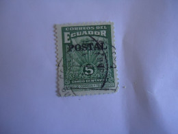 ECUADOR  USED   STAMPS  OVERPRINT POSTAL - Ecuador