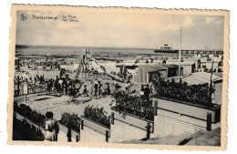 Blankenberge Het Strand La Plage Briefstempel 1951 Blankenberghe Htje - Blankenberge