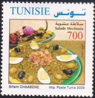 2009- Tunisie - Y&T 1648 -  Plats De Tunisie - Salade Mechouia - 1V MNH***** - Autres & Non Classés