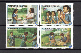 Marshall Inseln 1986 Satz 101/04 Boyscout/Pfadfinder/Scouting Postfrisch/MNH - Marshallinseln