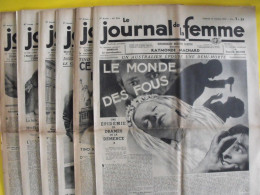 6 N° De Le Journal De La Femme De 1937. Revue Féminine. Le Monde Des Fous Tino Rossi Charles Boyer Jean Batten Boucicaut - 1900 - 1949