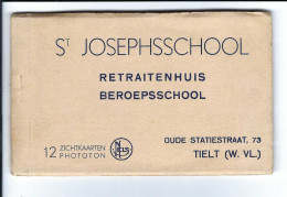 Tielt  TIELT ST JOZEPHSSCHOOL  RETRAITENHUIS BEROEPSSCHOOL 12 Zichtkaarten Phototon NELS (port 3,40€) - Tielt