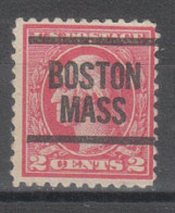 USA Precancel Vorausentwertungen Preo Locals Massachusetts, Boston 1917-204 - Precancels