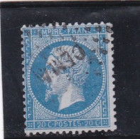 FRANCE - 1862 - NAPOLEON III DENTELE - N° 22 BLEU - GRIFFE CEMA - CORPS EXP. MEXIQUE BUREAU A - 1862 Napoleon III