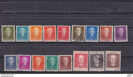 Nederland 1949-1951 PayBas 518-32 534-536 Used - Used Stamps