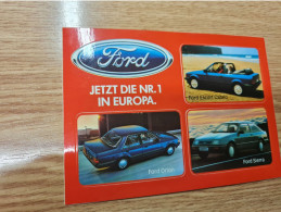 Postcard - Passenger Car, Self Adhesive Postcard, Ford         (V 37888) - Toerisme