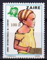 Zaire 1990, Year Of The Child, Overprint, 1val - Altri & Non Classificati