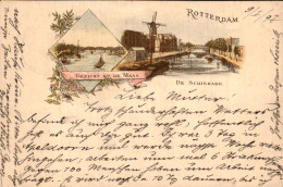 Rotterdam - Litho - 1897 - Schiekade - Autres & Non Classés