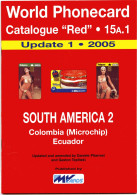 Word Phonecard Catalogue Red  N°15A - South America 2 - Boeken & CD's