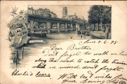 Rotterdam - Litho - 1898 Viaduct - Autres & Non Classés