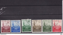 Netherlands Pays Bas NEDERLAND - 1951-1953 Cour Internationale De Justice DS27-DS32 Used - Servizio