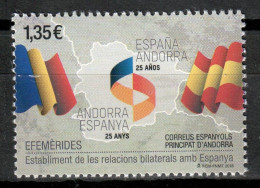 Andorra 2018 / Diplomatic Relations With Spain · Flags MNH RElaciones Diplomáticas Con España · Banderas / Ij60  29-21 - Ungebraucht