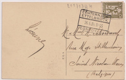 Postkaart Carte Postale - Echternach Ettelbrück à Saint Nicolas Waes - 1934 - Cartes Postales 1909-1934