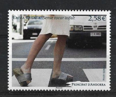 2024 - Emma Regada. Stone Clogs “WITHOUT TOUCHING THE ASPHALT”. New Stamp MNH  ** High Facial - Unused Stamps