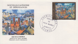 Enveloppe   FDC   1er   Jour   NOUVELLE   CALEDONIE    Aspects   Du   Vieux   NOUMEA    1977 - FDC