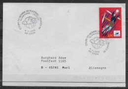 FRANCE  Lettre 1998 à Lyon  Football  ALLEMAGNE - CROATIE - 1998 – France