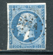 Rare!!! Y&T N°14A Oblitération CESA (Corps Expéditionnaire De Syrie) - 1853-1860 Napoleon III