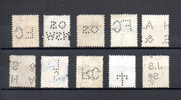 NSW Old Collection Stamps (10x) With Perforations Nice Used - Oblitérés