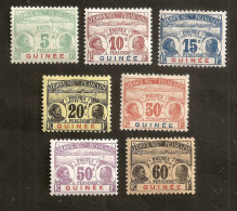 GUINEE: TAXE 8/14 Neufs Marque De Charnière, TRES FRAIS - Unused Stamps