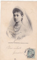 FAMILLES ROYALES. RUSSIE .ALEXANDRA FEODOROWNA IMPERATRICE DE RUSSIE. ANNEE 1905 + TEXTE - Familias Reales
