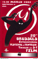 JACOBS : Calendrier Festival International Du Film Fantastique BRUXELLES 2002 - Agende & Calendari