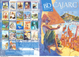 CUVILLIER : Programme Salon Bd CAJARC 2019 - Objets Publicitaires