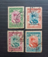 IRAN PERSIA ایران PERSIAN PERSIA 1935 RIZA SHAH PAHLAVI OVERPRINTED POSTES IRANIENNES CAT. SCOTT No. 810-811-812-814 - Iran