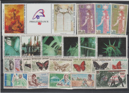 CENTRAFRICAINE  Lot 2 Scan COMPLETE SETS  **MNH   Réf  T  1491 - Repubblica Centroafricana