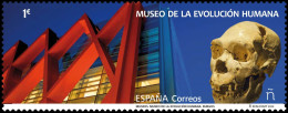 Spain 2020  "Museum Of Human Evolution In Burgos", MNH,  The Human Skull Known As Miguelón., Prehistoric Animal, Human - Préhistoriques