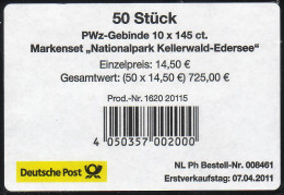 2863 Kellerwald-Edersee, Banderole Type II (ohne Marken) - 2011-2020