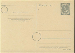 P 11I Posthorn 8 Pf Mit Druckvermerk ** Wie Verausgabt - Cartes Postales - Neuves