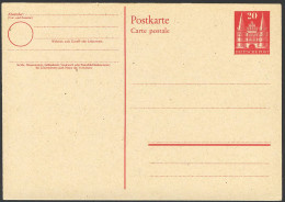 P 3 Holstentor Lübeck 20 Pf  ** Wie Verausgabt - Postcards - Mint