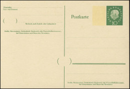 P 43I Heuss II 10 Pf, Mit Beidruck 15x22 Mm, ** - Cartes Postales - Neuves