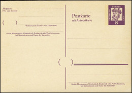 P 69 Gutenberg 8/8 Pf Antiqua, Mit Beidruck ** Wie Verausgabt - Cartes Postales - Neuves