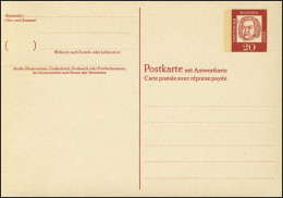 P 71 Bach 20/20 Pf Antiqua, Mit Beidruck ** Wie Verausgabt - Postkarten - Ungebraucht