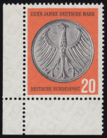 291 Deutsche Mark ** Ecke Unten Links - Neufs