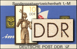 SMHD 27 PZV Der DDR 1987 Mit PLF 3063, Feld 20, ** - Markenheftchen